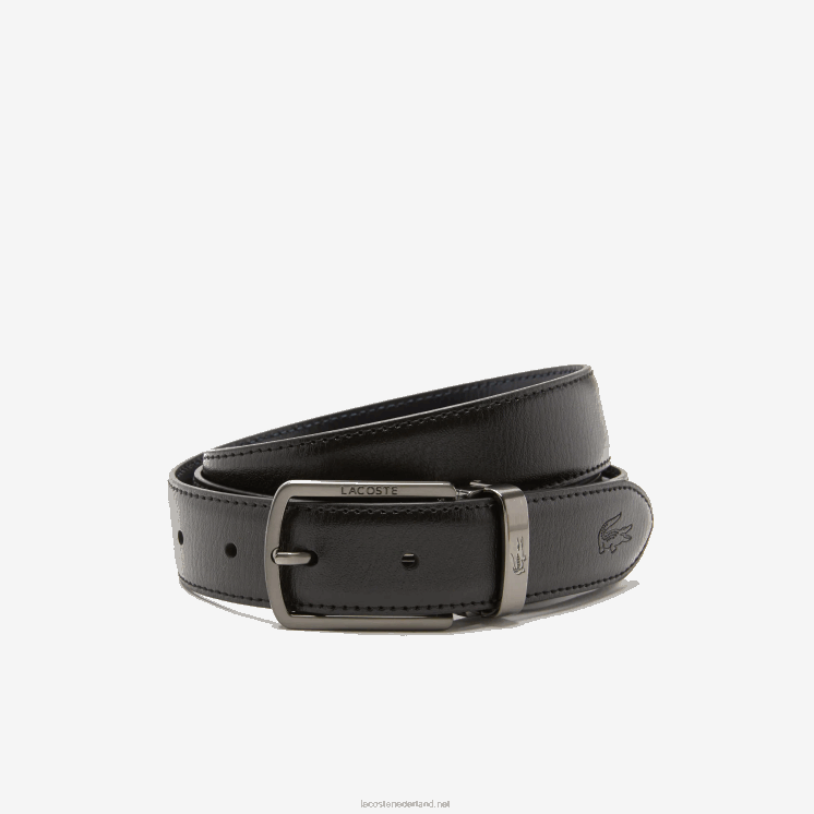 Lacoste cadeauset met riem met twee gespen 0828H2113 zwarte marine 166 672 Heren