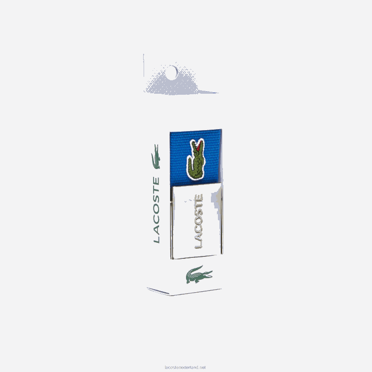 Lacoste riem van geweven stof met gegraveerde gesp 0828H2084 jachthaven k22 Heren