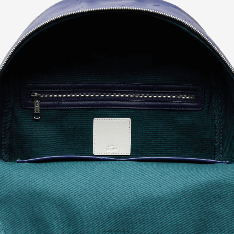 Lacoste Live rugzak met kenmerkende print en ritssluiting 0828H2047 blauwe diepten e62 Heren