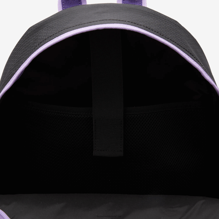 Lacoste Rugzak met ritsvak met kleurvlakken 0828H2100 noir samui neva farine k96 Heren