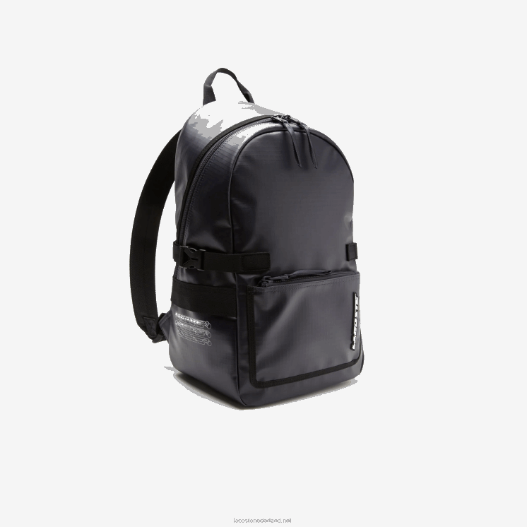Lacoste contrasterende merkrugzak 0828H1978 blauwe nuit zwarte m20 Heren