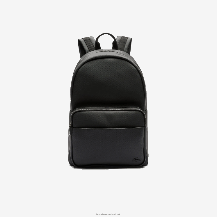 Lacoste klassieke petit pique rugzak 0828H2031 zwart 000 Heren