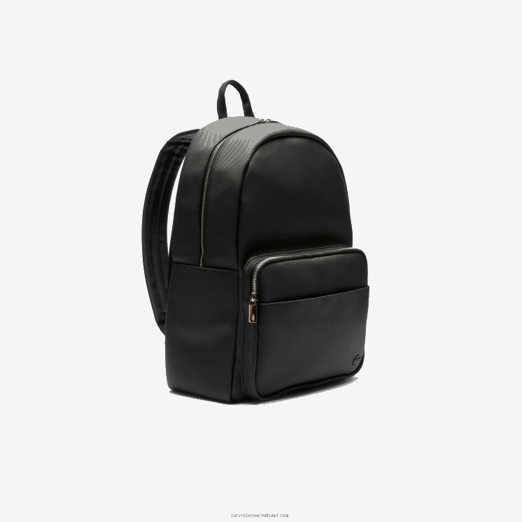 Lacoste klassieke petit pique rugzak 0828H2031 zwart 000 Heren