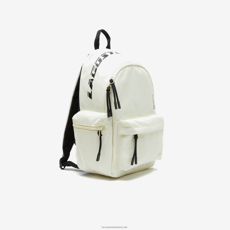 Lacoste neocroc branding en gecoördineerde rugzak 0828H2102 pollen zwart k73 Heren
