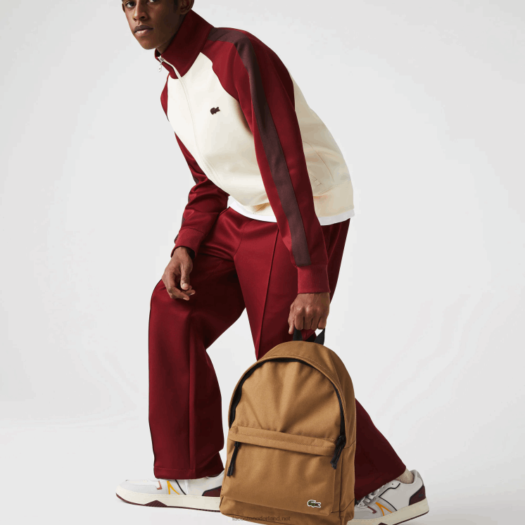 Lacoste neocroc canvas rugzak 0828H2041 otter d54 Heren