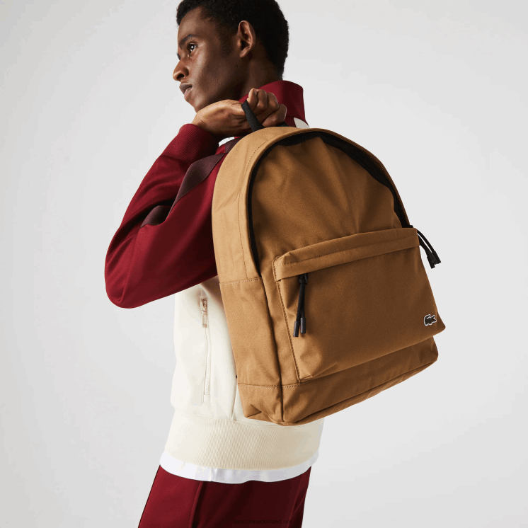Lacoste neocroc canvas rugzak 0828H2041 otter d54 Heren
