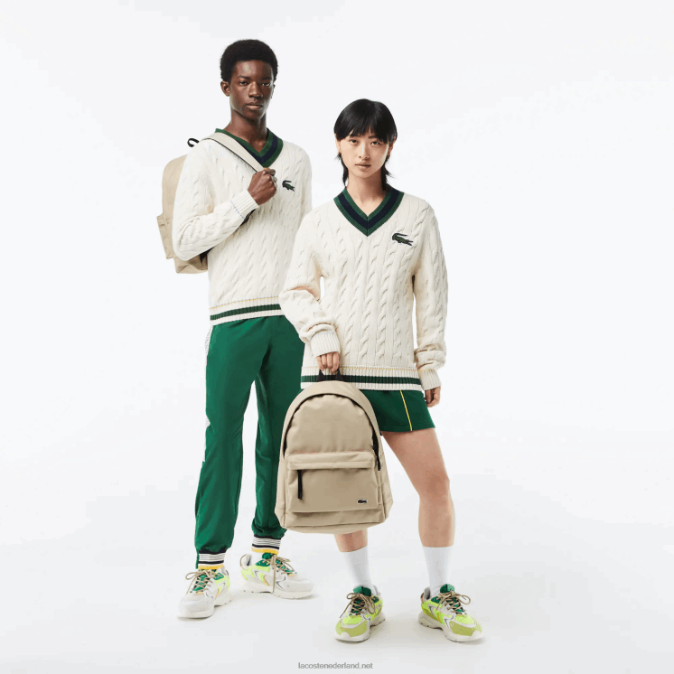 Lacoste rugzak met computervak 0828H1936 brindille l37 Heren