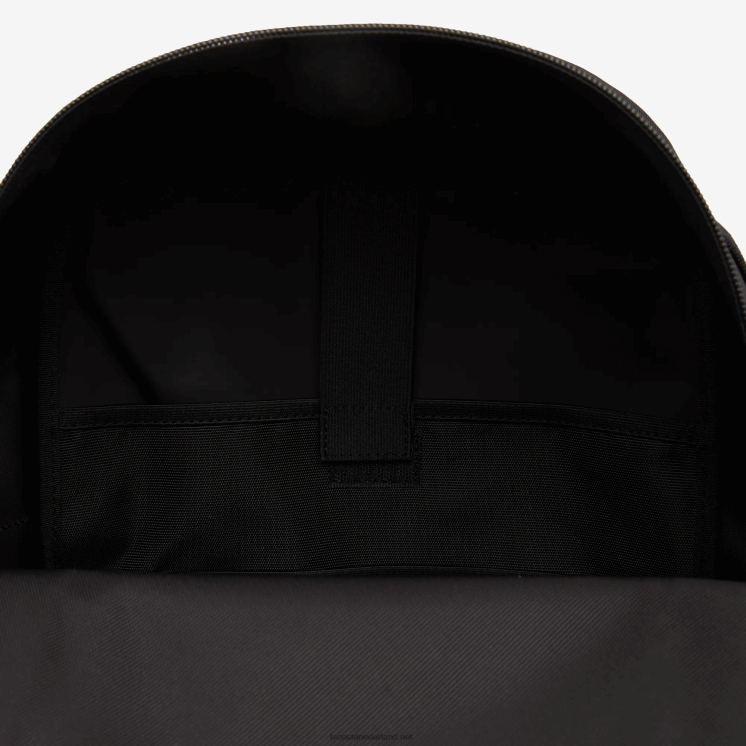 Lacoste waterafstotende rugzak met elastisch koord 0828H2085 zwarte limoen k68 Heren