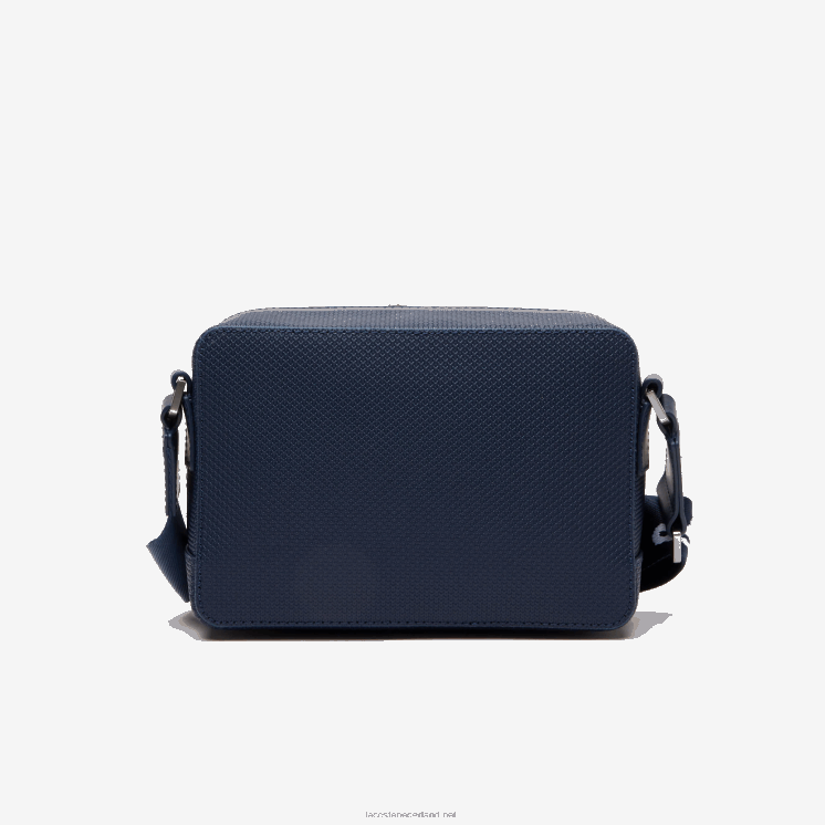 Lacoste Chantaco schoudertas met logo 0828H1955 blauw nuit blanc m05 Heren
