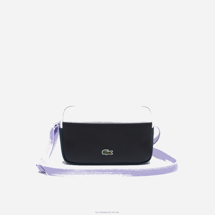 Lacoste Crossover-tas met kleurvlakken 0828H2110 noir laponie verenkleed cyna l19 Heren