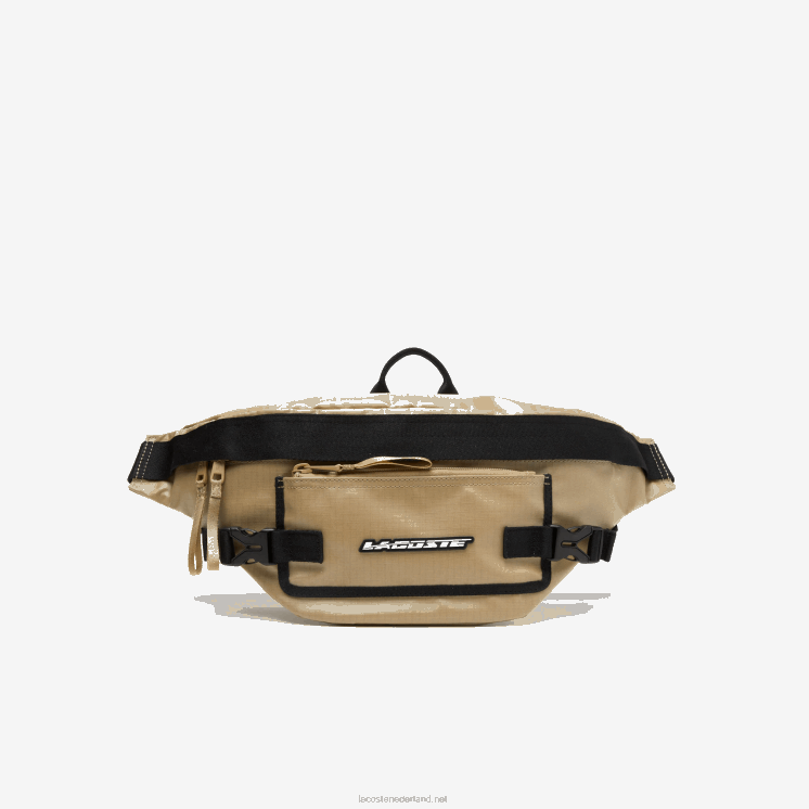 Lacoste Heuptasje met logoprint 0828H1950 leeuw zwart m21 Heren
