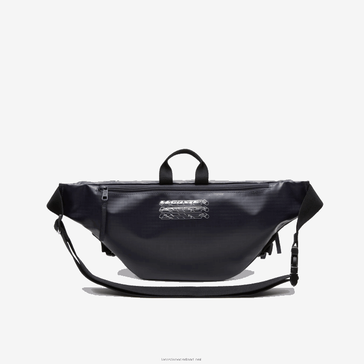 Lacoste Heuptasje met logoprint 0828H1951 blauwe nuit zwarte m20 Heren