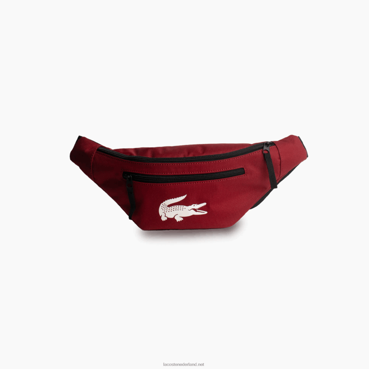 Lacoste Heuptasje van gerecyclede vezels 0828H2004 fietsen rode 984 Heren