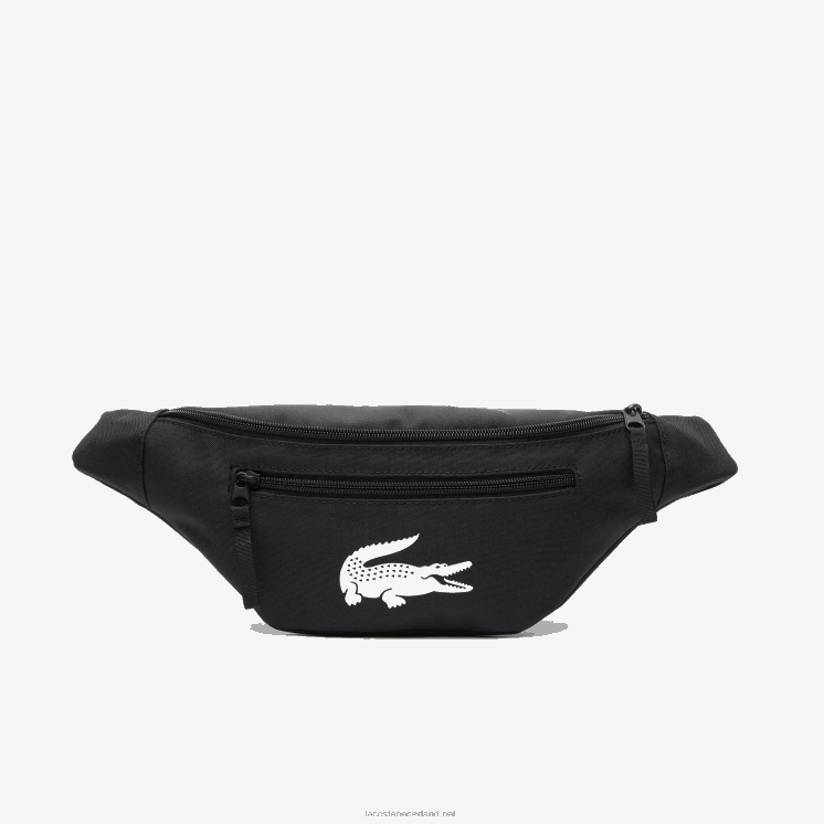 Lacoste Heuptasje van gerecyclede vezels 0828H2007 zwart 000 Heren