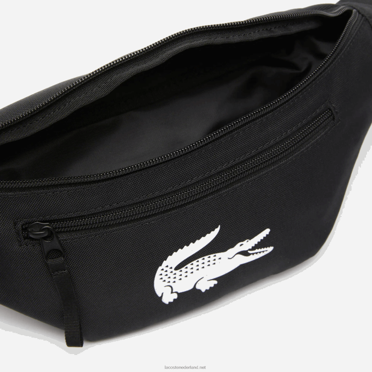 Lacoste Heuptasje van gerecyclede vezels 0828H2007 zwart 000 Heren