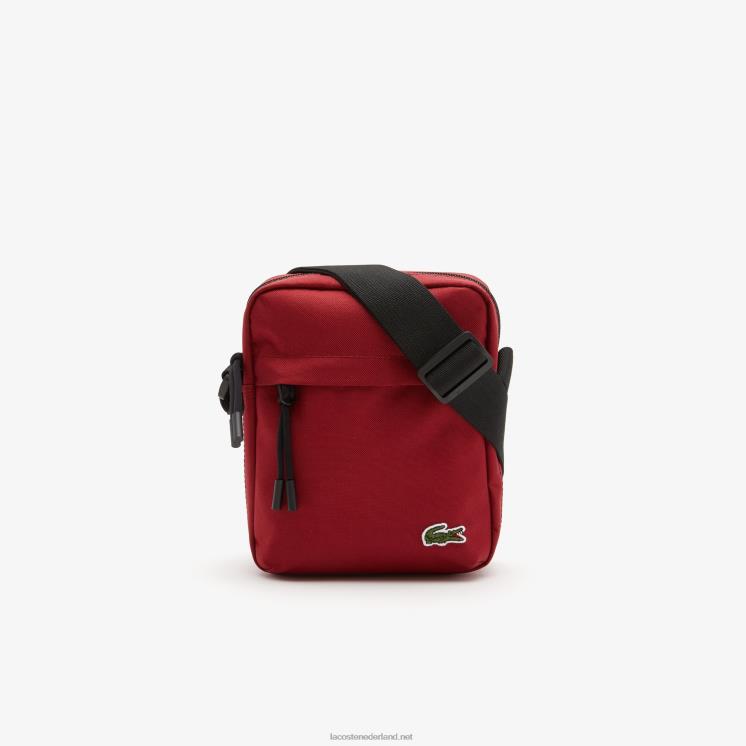 Lacoste crossover-tas met ritssluiting 0828H1980 fietsen rode 984 Heren