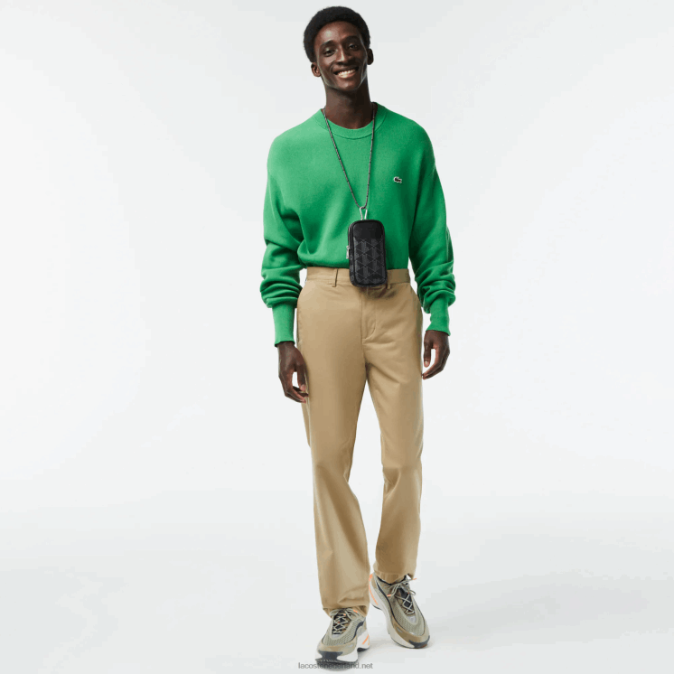 Lacoste de blend-smartphonehouder met monogramprint 0828H1985 monogram zwart grijs h45 Heren