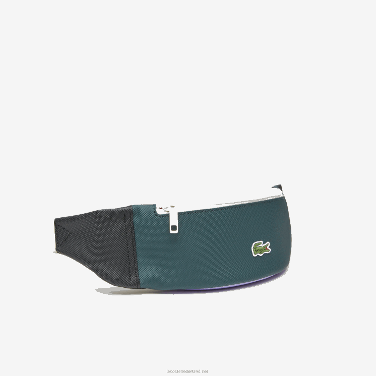 Lacoste heuptas met patchwork-effect 0828H2061 noir laponie verenkleed cyna l19 Heren