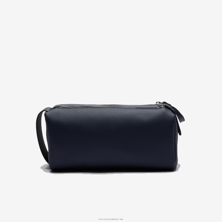 Lacoste klassieke petit piqué toilettas met dubbele rits 0828H2054 21 Heren