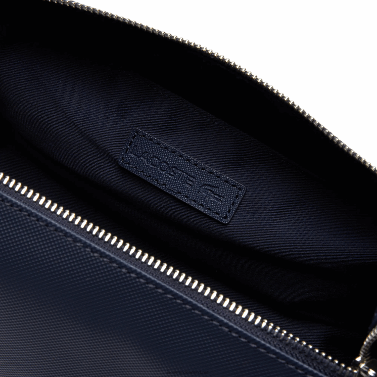 Lacoste klassieke petit piqué toilettas met dubbele rits 0828H2054 21 Heren