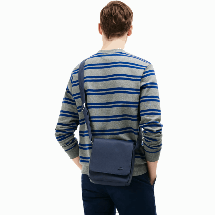 Lacoste klassieke petit pique klepzak 0828H2010 zwart 000 Heren