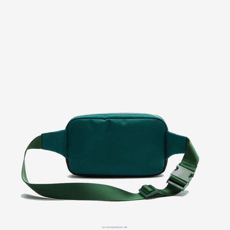 Lacoste l outfit contrast details canvas heuptasje 0828H2040 swing vert 132 spiruline h47 Heren