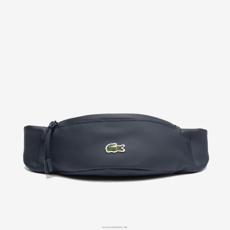 Lacoste lcst gecoat canvas heuptasje met ritssluiting 0828H2066 verduistering b88 Heren