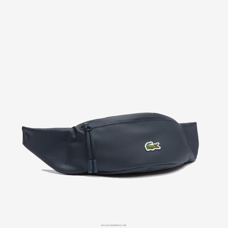 Lacoste lcst gecoat canvas heuptasje met ritssluiting 0828H2066 verduistering b88 Heren