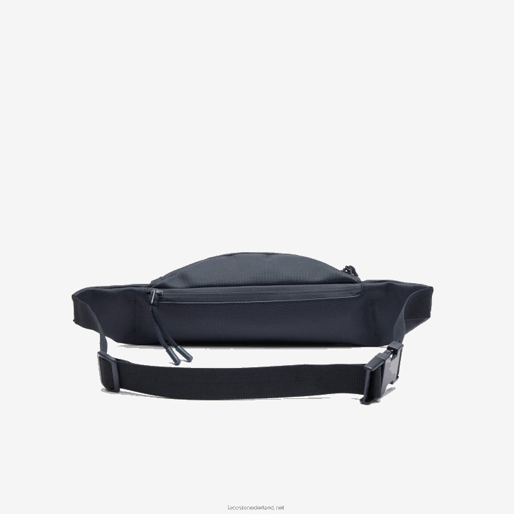 Lacoste lcst gecoat canvas heuptasje met ritssluiting 0828H2066 verduistering b88 Heren