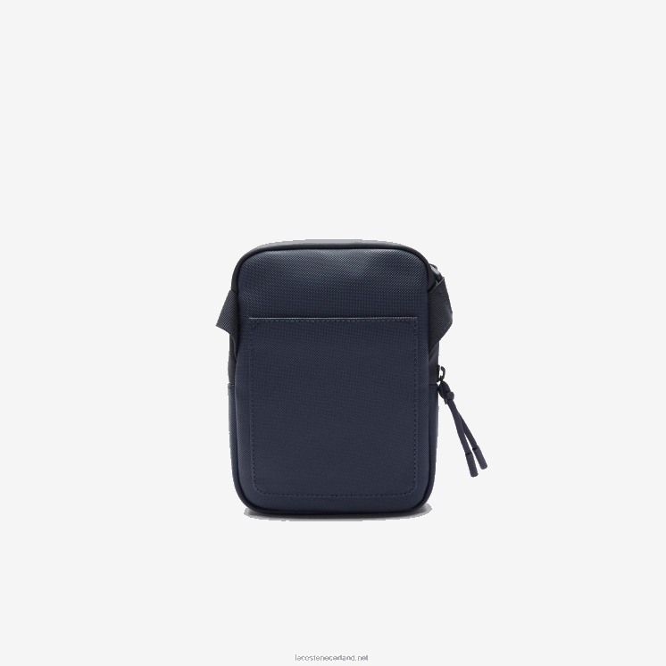 Lacoste lcst gecoat canvas kleine platte crossbody tas 0828H2016 verduistering b88 Heren