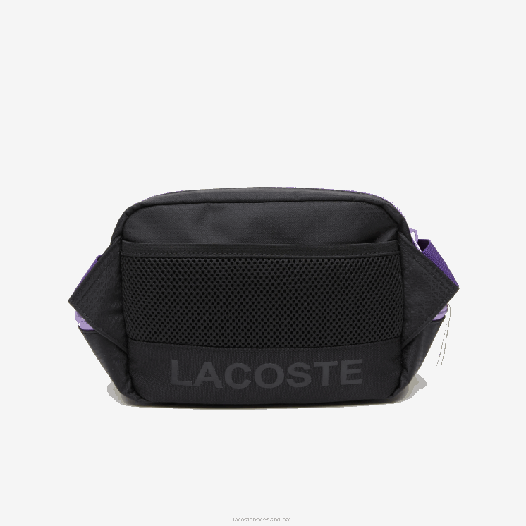 Lacoste tas met kleurvlakken 0828H2088 noir samui neva farine k96 Heren