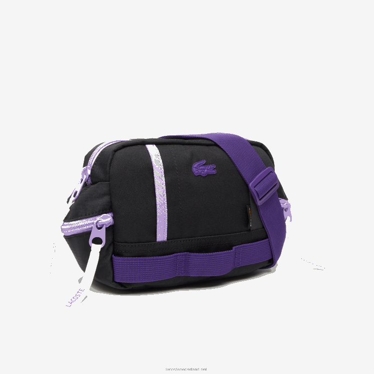 Lacoste tas met kleurvlakken 0828H2088 noir samui neva farine k96 Heren