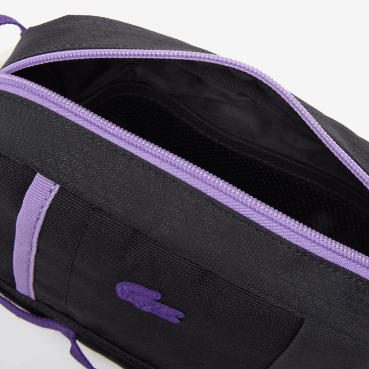Lacoste tas met kleurvlakken 0828H2088 noir samui neva farine k96 Heren