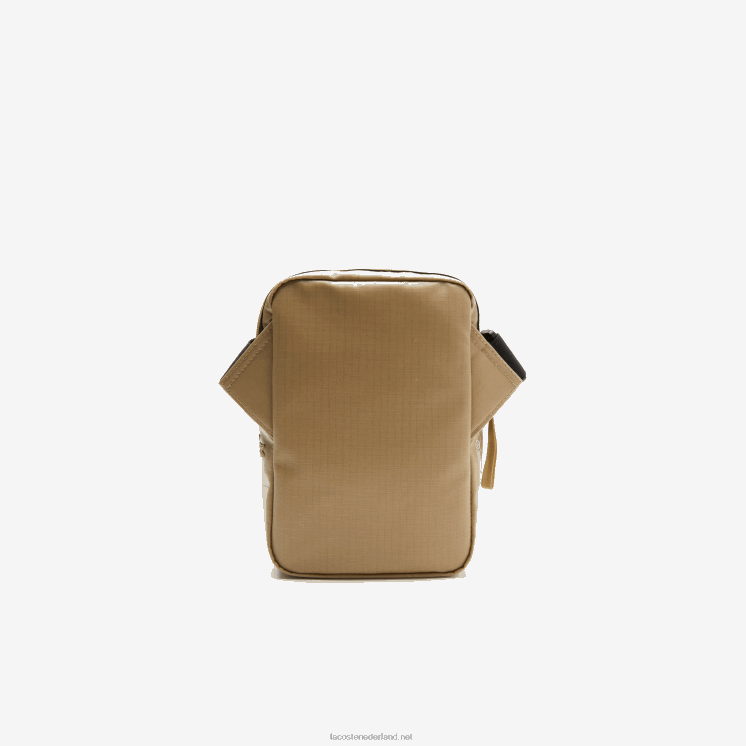 Lacoste tas met rits en contrasterend detail 0828H1962 leeuw zwart m21 Heren