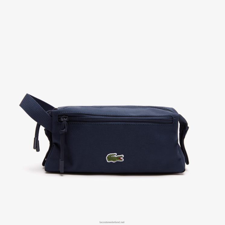 Lacoste toilettas met ritssluiting 0828H2122 peacoat 992 Heren
