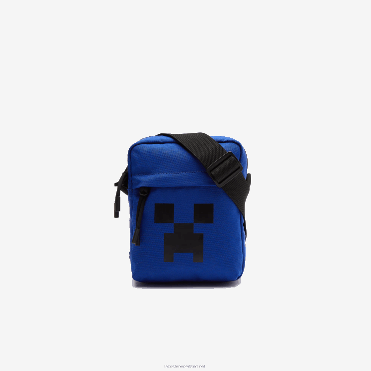 verticale crossover-tas van lacoste x canvas met minecraft-print 0828H2035 cosmique minecraft j93 Heren