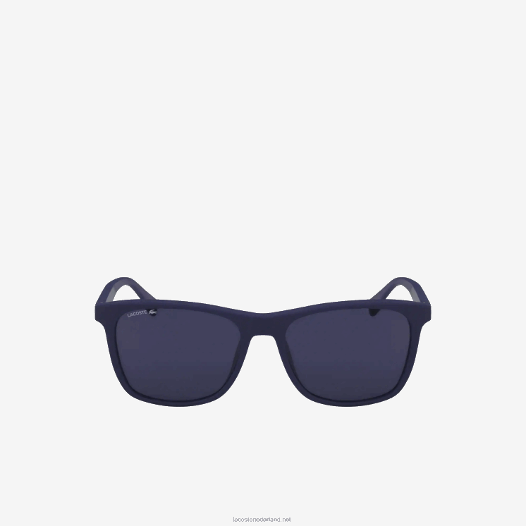 Lacoste gemodificeerde rechthoek l.12.12 premium zonnebril 0828H1928 blauw 424 Heren