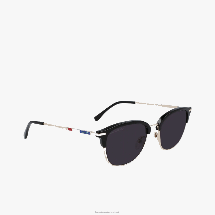 Lacoste ovale metalen novak djokovic collectie zonnebril 0828H1929 goud 714 Heren