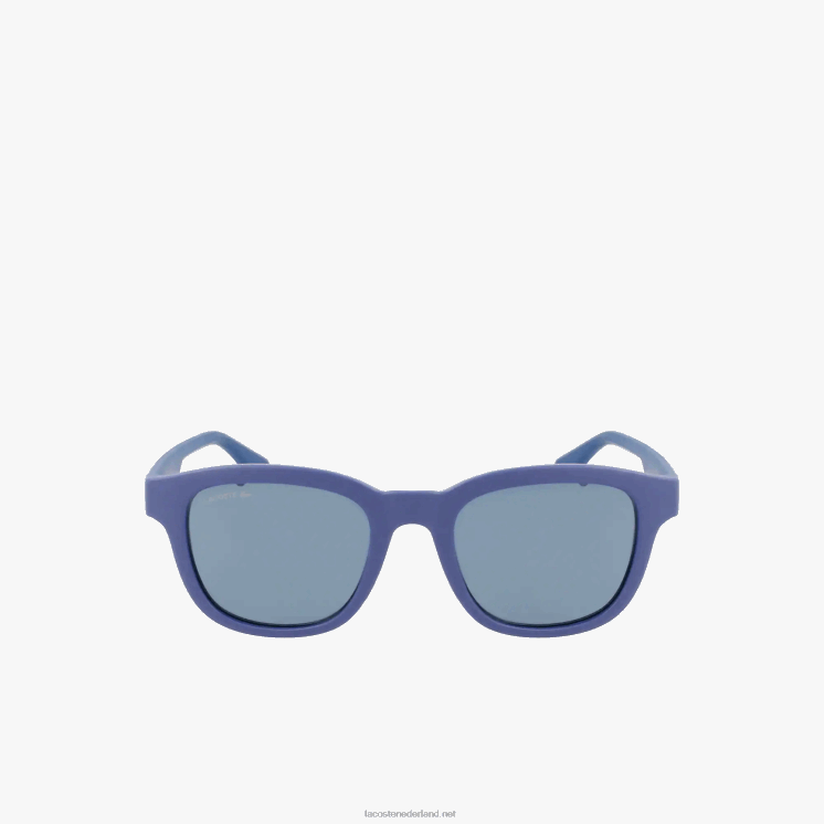 Lacoste rechthoek actieve lijn zonnebril 0828H2307 matblauw 401 Heren