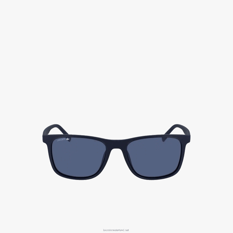 Lacoste vierkante vorm zonnebril 0828H2328 blauw 424 Heren