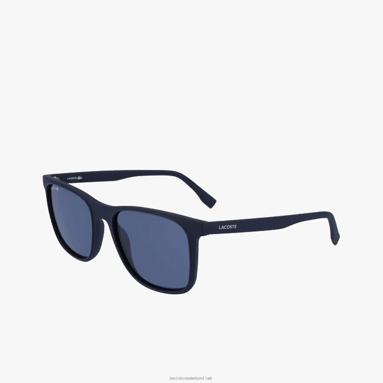 Lacoste vierkante vorm zonnebril 0828H2328 blauw 424 Heren