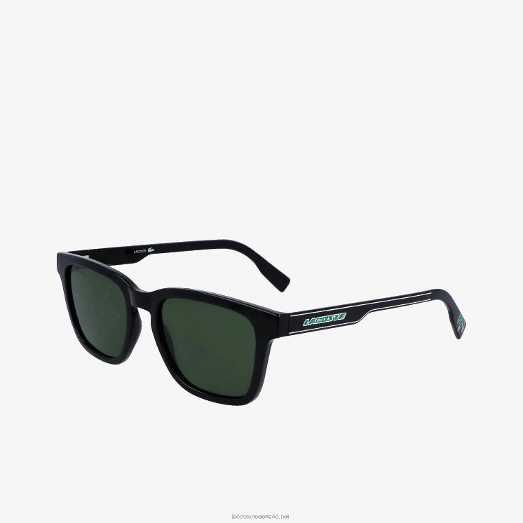 Lacoste zonnebril 0828H2190 matzwart 001 Heren