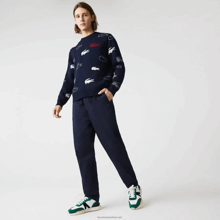 Lacoste joggingbroek van stretchkatoen 0828H1164 marineblauw 166 Heren