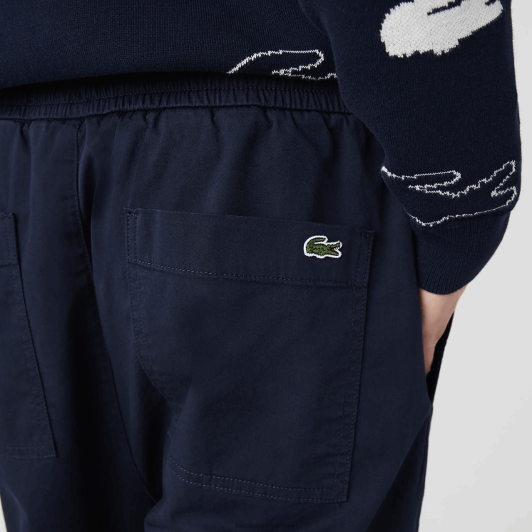 Lacoste joggingbroek van stretchkatoen 0828H1164 marineblauw 166 Heren