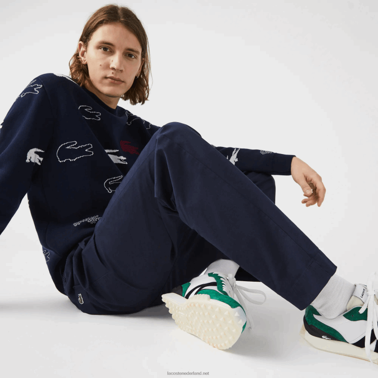 Lacoste joggingbroek van stretchkatoen 0828H1164 marineblauw 166 Heren