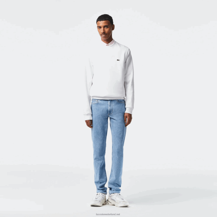 Lacoste slim fit spijkerbroek van stretchkatoen 0828H418 blauwe mku Heren