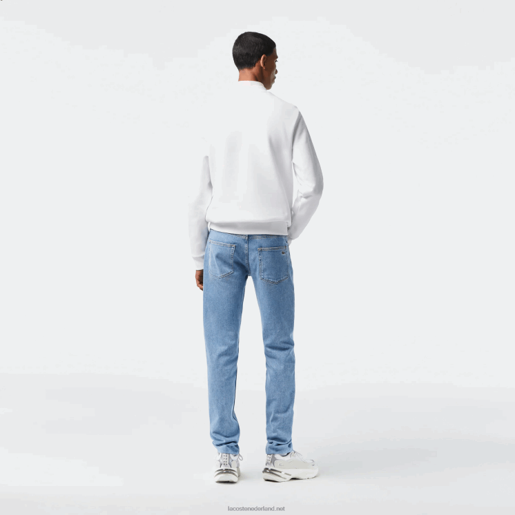 Lacoste slim fit spijkerbroek van stretchkatoen 0828H418 blauwe mku Heren