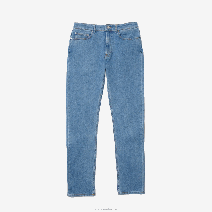 Lacoste slim fit spijkerbroek van stretchkatoen 0828H418 blauwe mku Heren