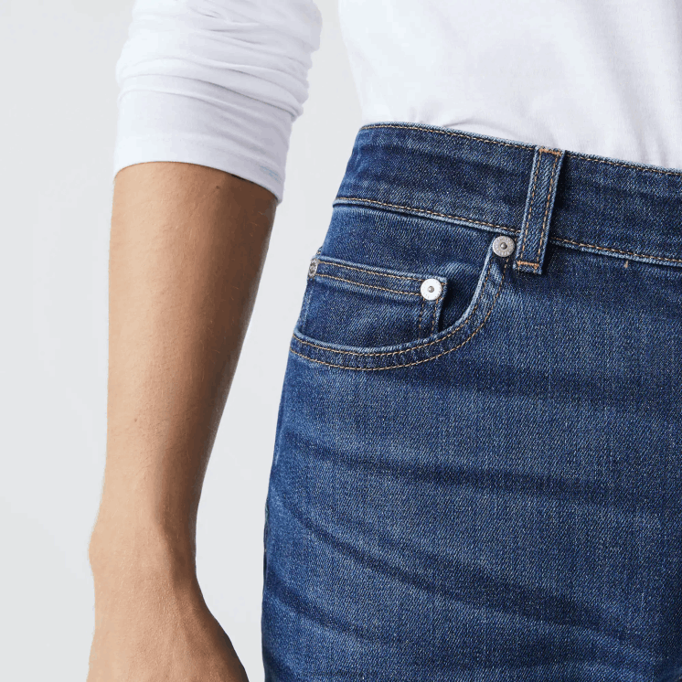 Lacoste slim fit spijkerbroek van stretchkatoen 0828H419 blauwe mk9 Heren