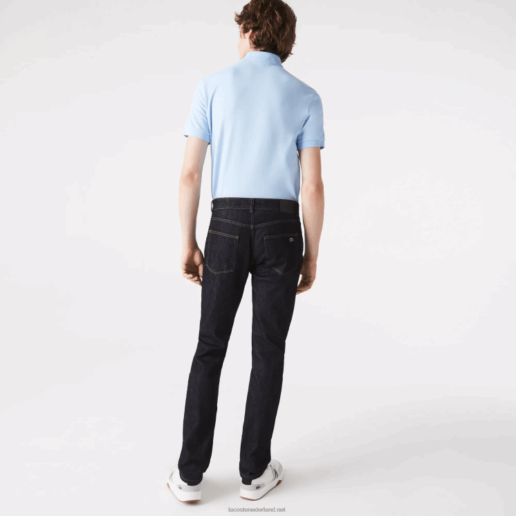 Lacoste slim fit spijkerbroek van stretchkatoen 0828H420 blauwe ml4 Heren